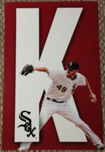 Chicago White Sox Chris Sale Strikeout K Card 2015 SGA