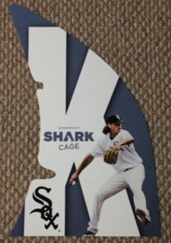 Chicago White Sox Samardzija Shark Cage Card 2015 SGA