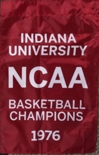 Indiana Hoosiers Basketball Commemorative Banner 1976 Champions